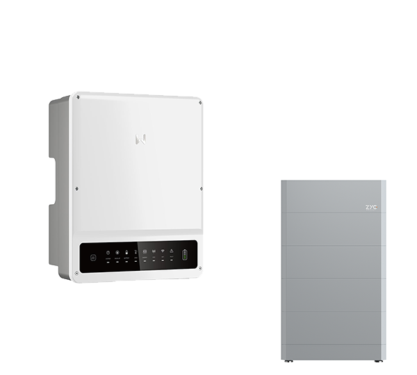 ZYC SIMPO HV 12.8 + GW10KN-ET Plus+ GW10KN-ET PLUS 16A (DC/WIFI/3P-METER/BACKUP) SIMPO HV 3.2 SIMPO HV BMS-Unit