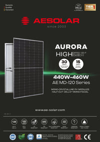 AE Solar Aurora MD-120 440W-460W