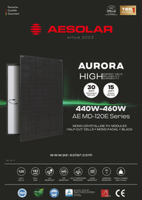 AE Solar Aurora MD-120E 440W-460W