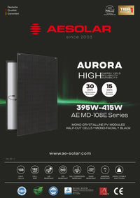 AE Solar Aurora MD-108E 395W-415W