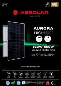 AE Solar Aurora MD-144BD 530W-550W