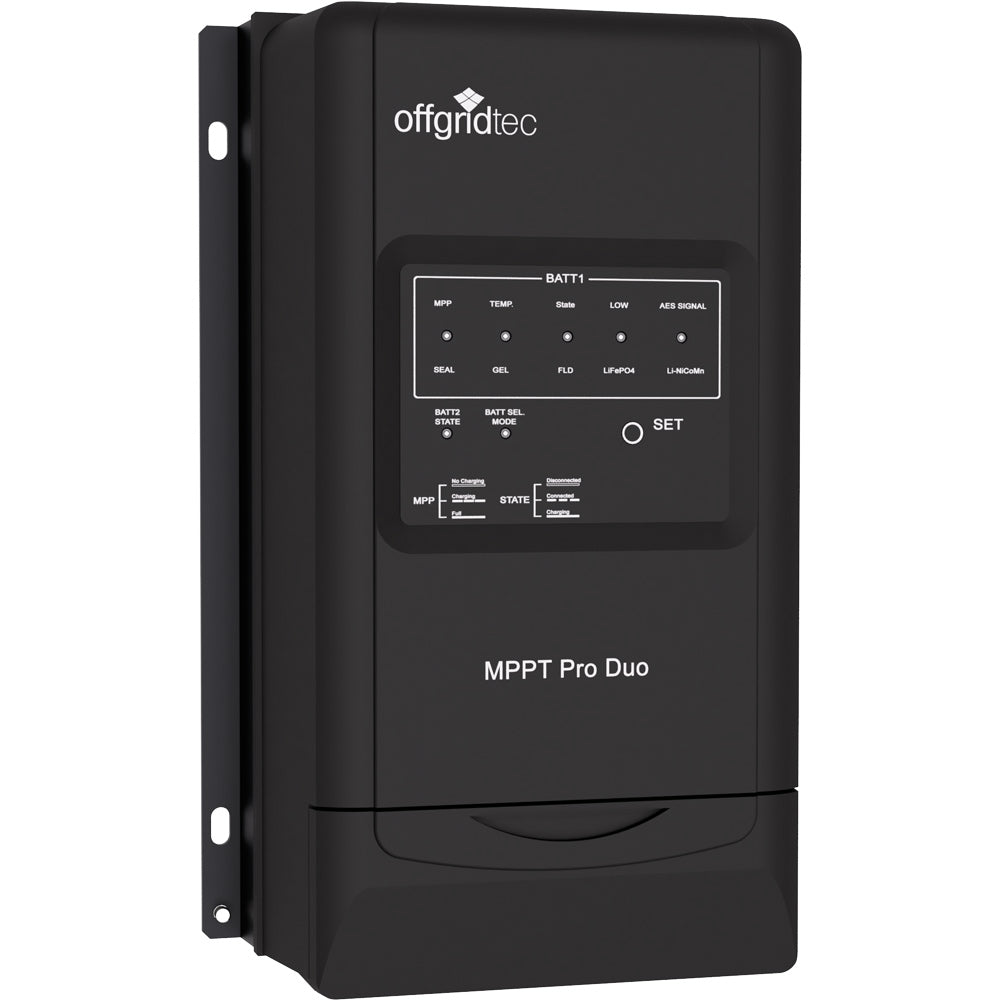 Offgridtec® MobileBlack XL 180W Wohnmobil Solaranlage 30A MPPT DUO Laderegler PERC Solarmodul