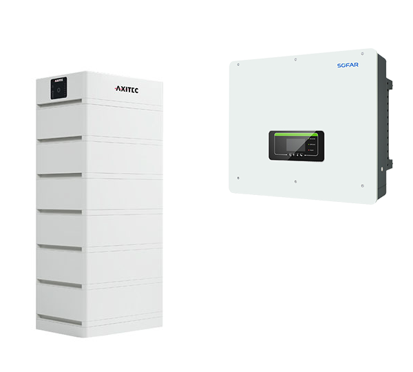 AXIstorage Li SV1 20.2 + HYD 15KTL-3PH Hybrid-WR AXIstorage Li SV1 Energypack AXIstorage Li SV1 BMS HYD 15KTL-3PH Ethernet Dongle LSE-3 Smart Meter DTSU666 (80A)