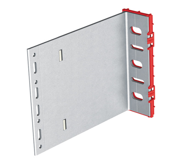 Konsole FacadeRail, 180mm, Variante L TILTUP VENTO SPRING PLUG WallPV Rail AntiSlip Clip WallPV FacadeRail 4,0m