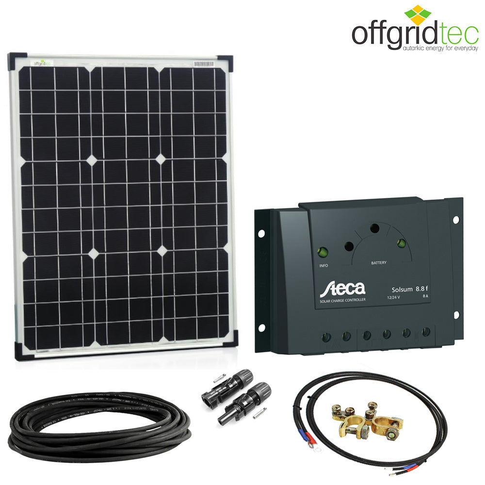 Solar Bausatz 50w - 12V Solar-Set