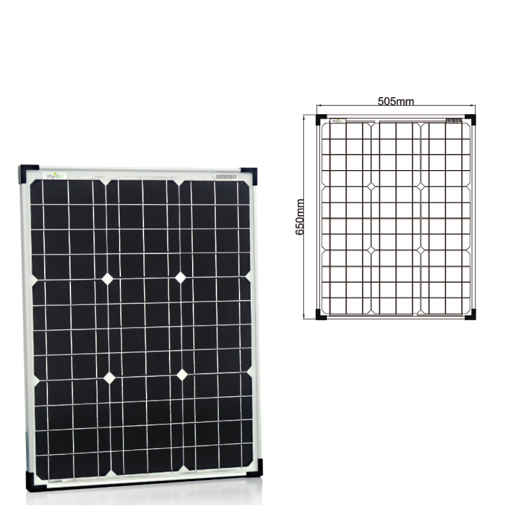 Solar Bausatz 50w - 12V Solar-Set