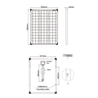 basicPremium-S 50W Solaranlage 12V/24V