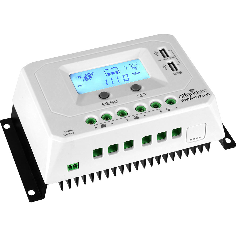 Offgridtec® basicPremium-L 200W Solaranlage 12V/24V Komplettsystem