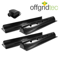 Offgridtec® MobileBlack M 200W Wohnmobil Solaranlage 30A MPPT DUO Laderegler OLP PERC Solarmodul