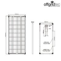 Offgridtec® basicPremium-L 100W Solaranlage 12V Komplettsystem