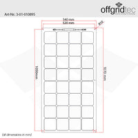 Offgridtec ETFE SPR-F-100 V2 120W Solarmodul flexibel