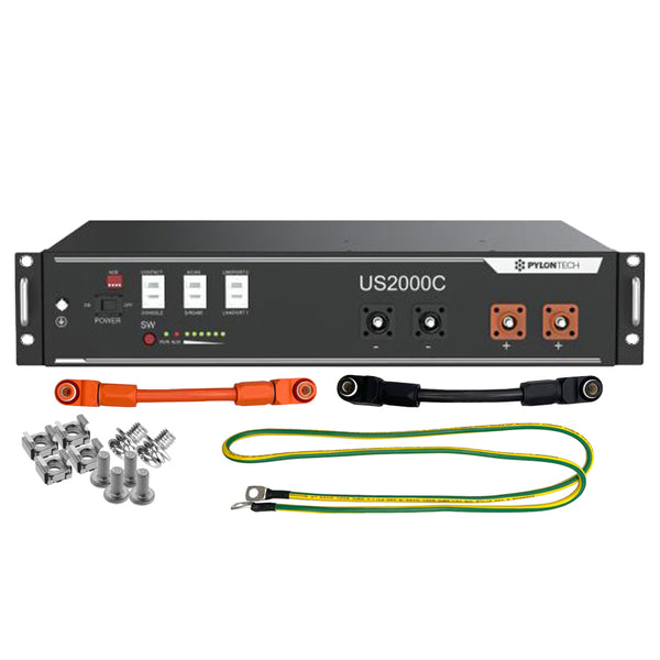 Offgridtec Backup-Kit 3-phasig 9,6kWh mit Pylontech US2000C Akku Victron MultiPlus II 48/3000