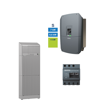 VARTA.wall 10 + Plenticore S G3 SMART ENERGY METER G2 VARTA.wall Speichermodul VARTA.wall Master Unit + Sockel PLENTICORE G3 – S ENECTOR AC Wallbox, 3.7/11 kW