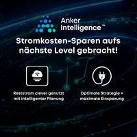 Anker 1350W Solix 3 Balkonkraftwerk inkl. 5,38kWh Speicher E2700 BP2700 & Stromzähler