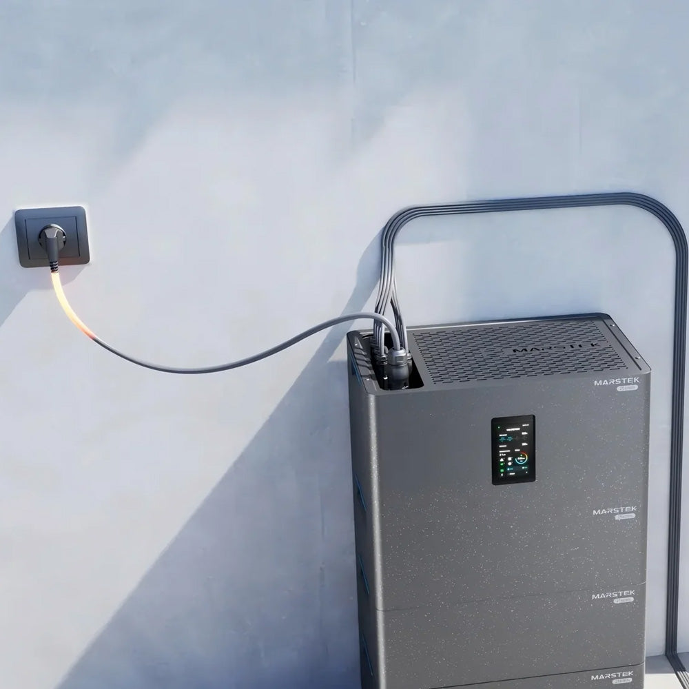 Marstek 1800W Balkonkraftwerk inkl. 2,56kWh All-in-One Speicher Jupiter-C Plus & Stromzähler
