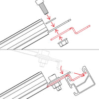 K2 Systems StairPlate SET für SolarEdge