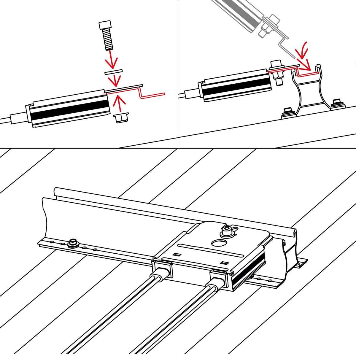K2 Systems StairPlate SET für SolarEdge