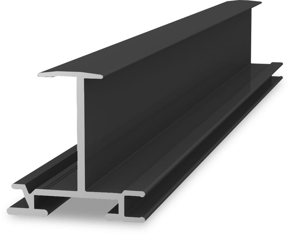 K2 Systems InsertionRail 30, 5,40m, schwarz eloxiert