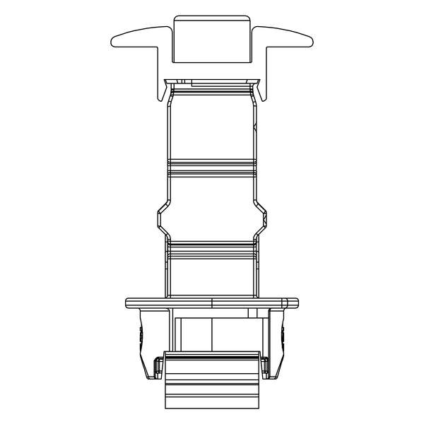 K2 Systems Clamp MC 25-40 Aluminium blank