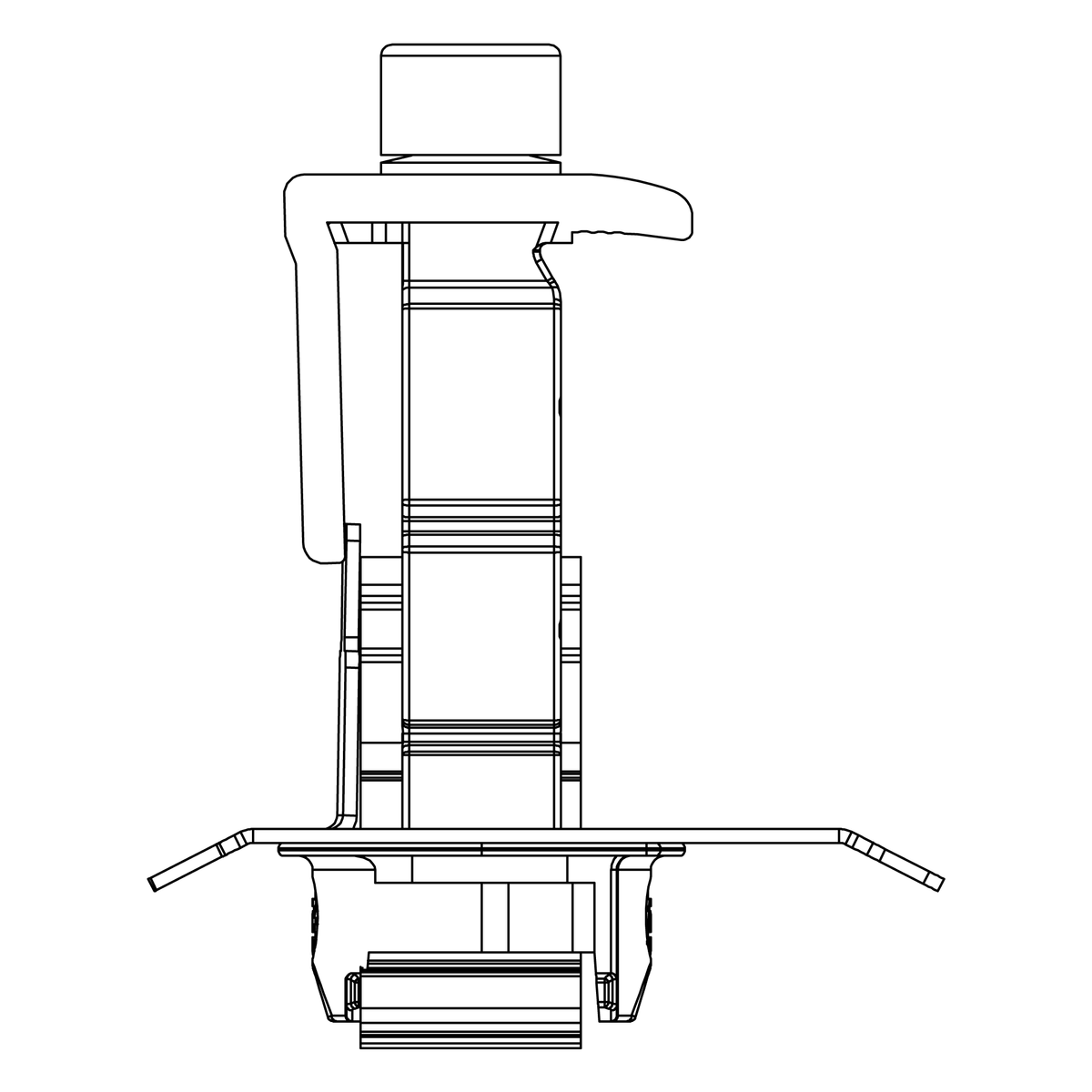 K2 Systems Clamp EC 25-37 Aluminium blank