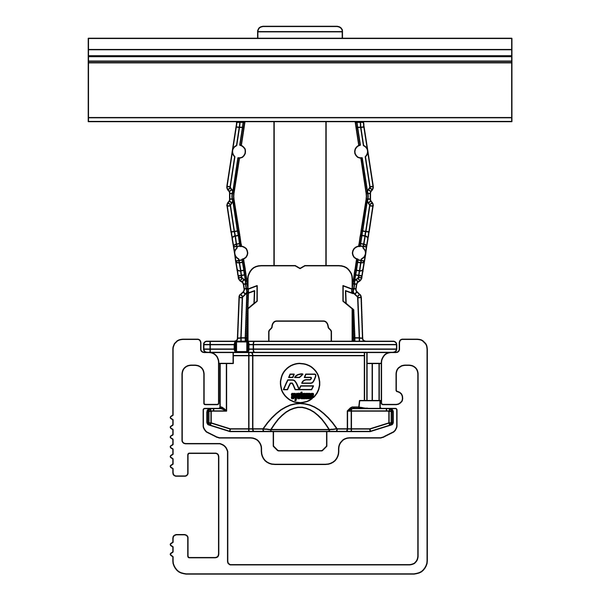 K2 Systems Clamp MC 25-40 schwarz