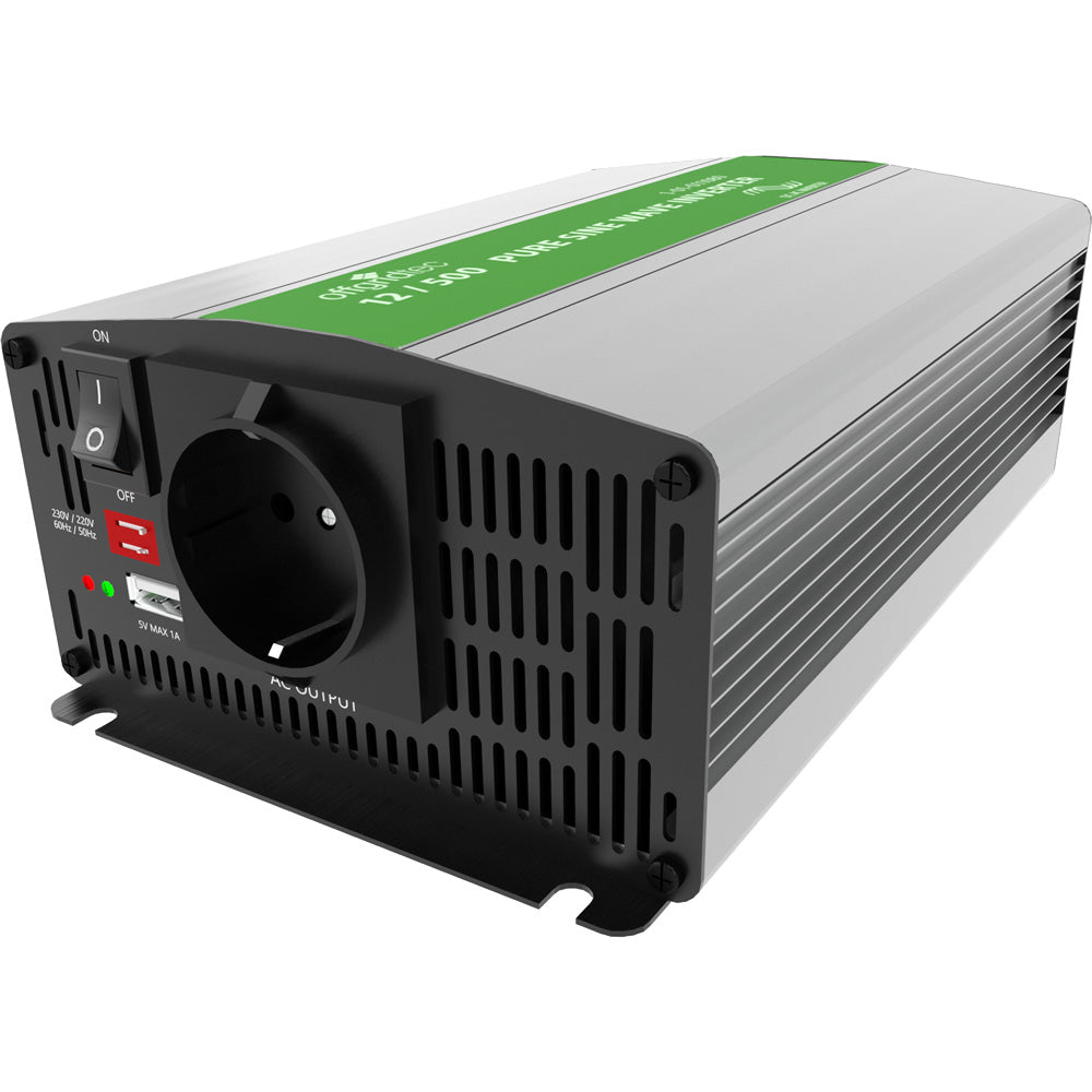 Offgridtec 200W Garten-Solaranlage 12V AGM Akku 500W Wechselrichter