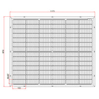 Offgridtec® Balkon - Solarmodulset 12V 2x 200W mit dünnem Alu-Rahmen und Metall-Kabelbinder