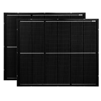 Offgridtec® Balkon - Solarmodulset 12V 2x 200W mit dünnem Alu-Rahmen und Metall-Kabelbinder