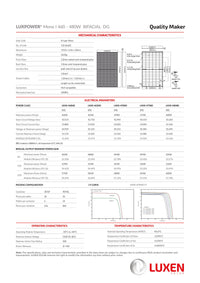 36 Stk. Luxen Solar 480W TopCon N-Type Bifaziale Solarmodul Black Frame Luxneri Series N5