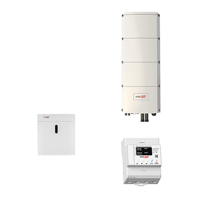 Home Battery LV 4.6 + SE5K-RWB48BFN4 INLINE ENERGY METER MTR-240-3PC1-D-A-MW SE5K-RWB48BFN4 HOME HUB WITH BACKUP HOME BATTERY 4,6 kWh MODULE TOP COVER KIT HOME BATTERIE KABELSET HOME BATTERIE-HUB INVERTER (RWB) Smart Energy EV Charger, 22 kW SOL-SC-3ST-0-