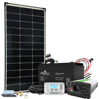 Offgridtec® Autark S-Master 130W Solaranlage 101Ah AGM 500W AC Leistung