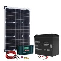 Offgridtec® 50 Watt Solar Set - BIG S 50W/50Ah/12V Solar-Komplettsystem