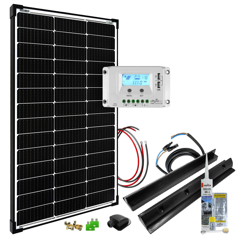 Offgridtec mPremium L-100W 12V Wohnmobil Solaranlage