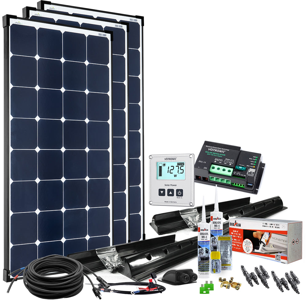 360W 12V MPPT Premium XXL- Wohnmobil Komplettset EBL-Option