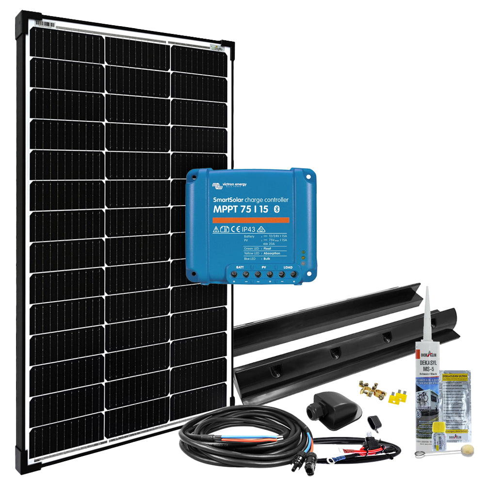 Offgridtec  mPremium+ L 100W 12V MPPT Caravan Solaranlage