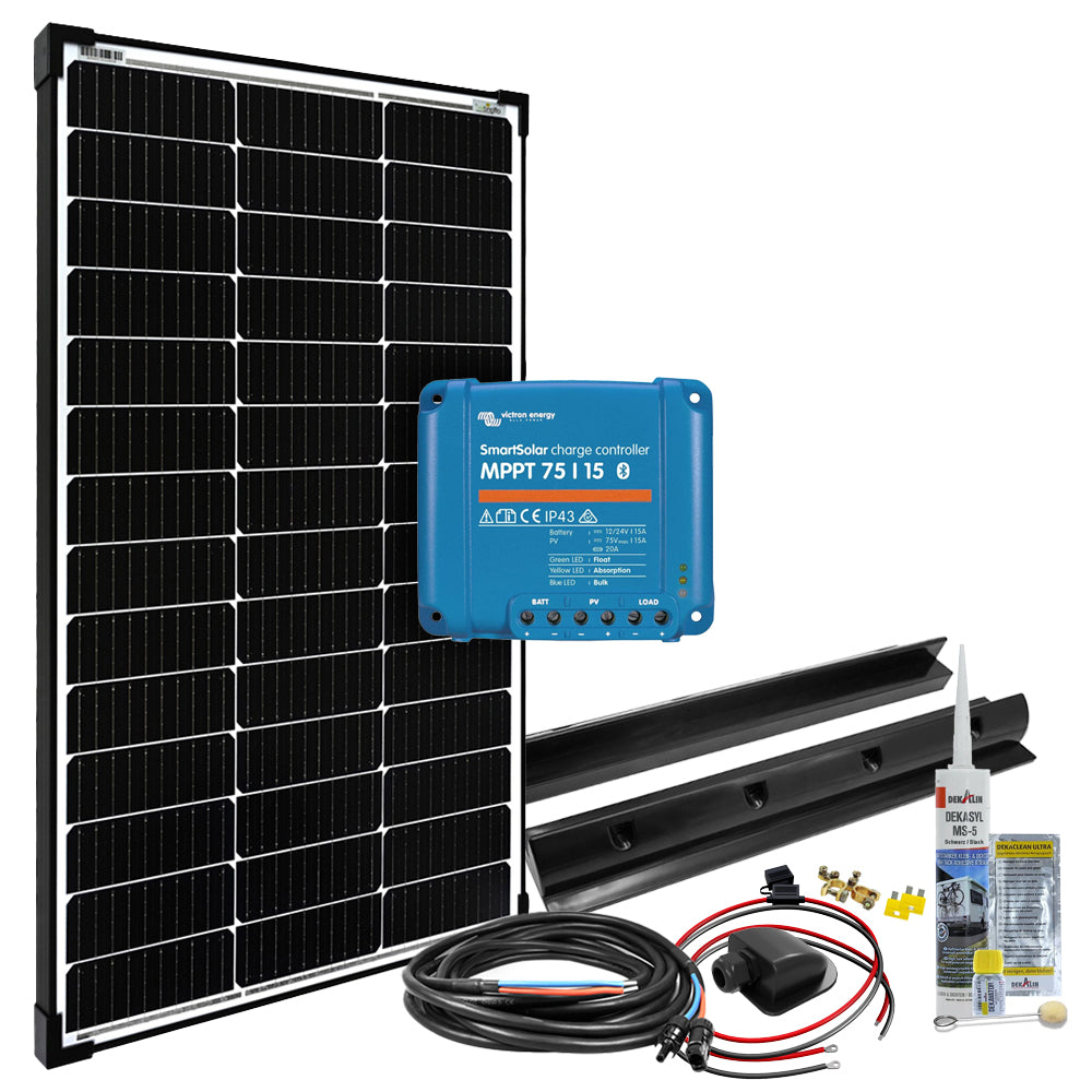 Offgridtec  mPremium+ L 100W 12V MPPT Caravan Solaranlage