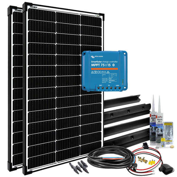 Offgridtec  mPremium+ L 200W 12V MPPT Caravan Solaranlage