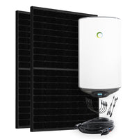 900W Solaranlage mit 80l Fothermo Boiler zur Warmwasseraufbereitung für Garten- oder Berghütte