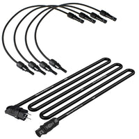 Offgridtec® Solar-Direct 1800W HMS-1600-4T Solaranlage Full Black Schuko-Anschluss - 5m Anschlusskabel – Ohne Halterung
