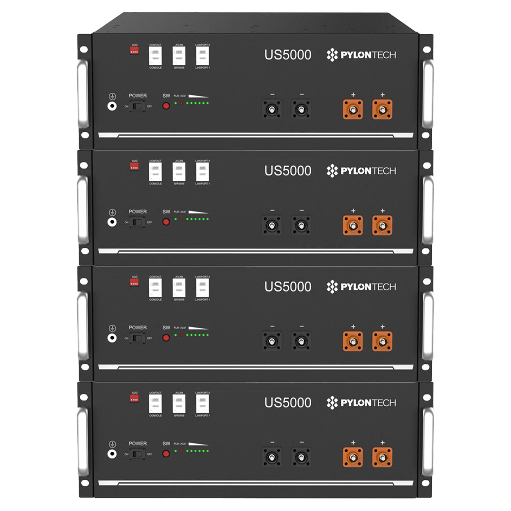 Offgridtec Backup-Kit 19,2kWh Pylontech LiFePO4 Akku - Victron MultiPlus II 48/10000 Wechselrichter 3-Phasig