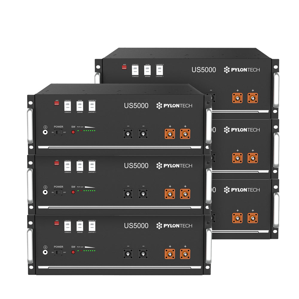 Offgridtec Backup-Kit 28,8kWh Pylontech LiFePO4 Akku - Victron MultiPlus II 48/10000 Wechselrichter 3-Phasig