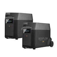 SparBundle Ecoflow Delta Pro Powerstation mit 2 x Offgridtec 400W Solarmodul und 2 x 3,6kWh Zusatzbatterie