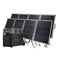 SparBundle Ecoflow Delta Pro 3,6kWh Powerstation mit 2 x 400W Offgridtec Solarmodul