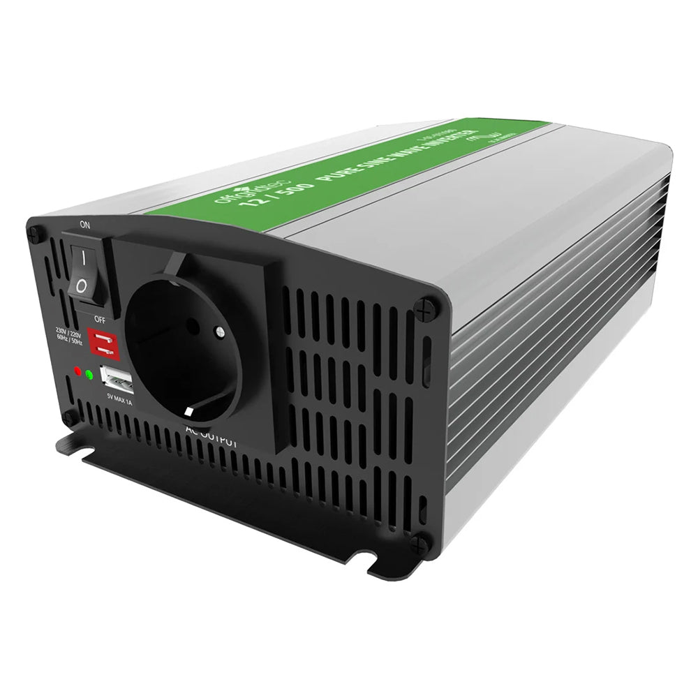 Offgridtec 200W Garten-Solaranlage 12V AGM Akku 500W Wechselrichter