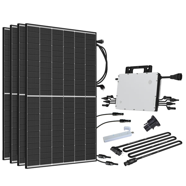 Offgridtec Balkonkraftwerk 1780W HMS-1600-4T DTU-Lite-S Trina Solar 445W Mini-PV Solaranlage