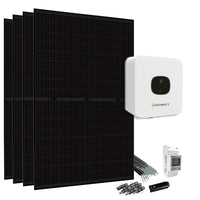 1800W Balkonkraftwerk mit Growatt MIC-1500 TL-X WiFi und 450W Luxen Solar