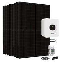 3,6kW Direkteinspeisung Solaranlage Luxen Solar Solarmodul - Growatt MIC-2500 TL-X Wifi