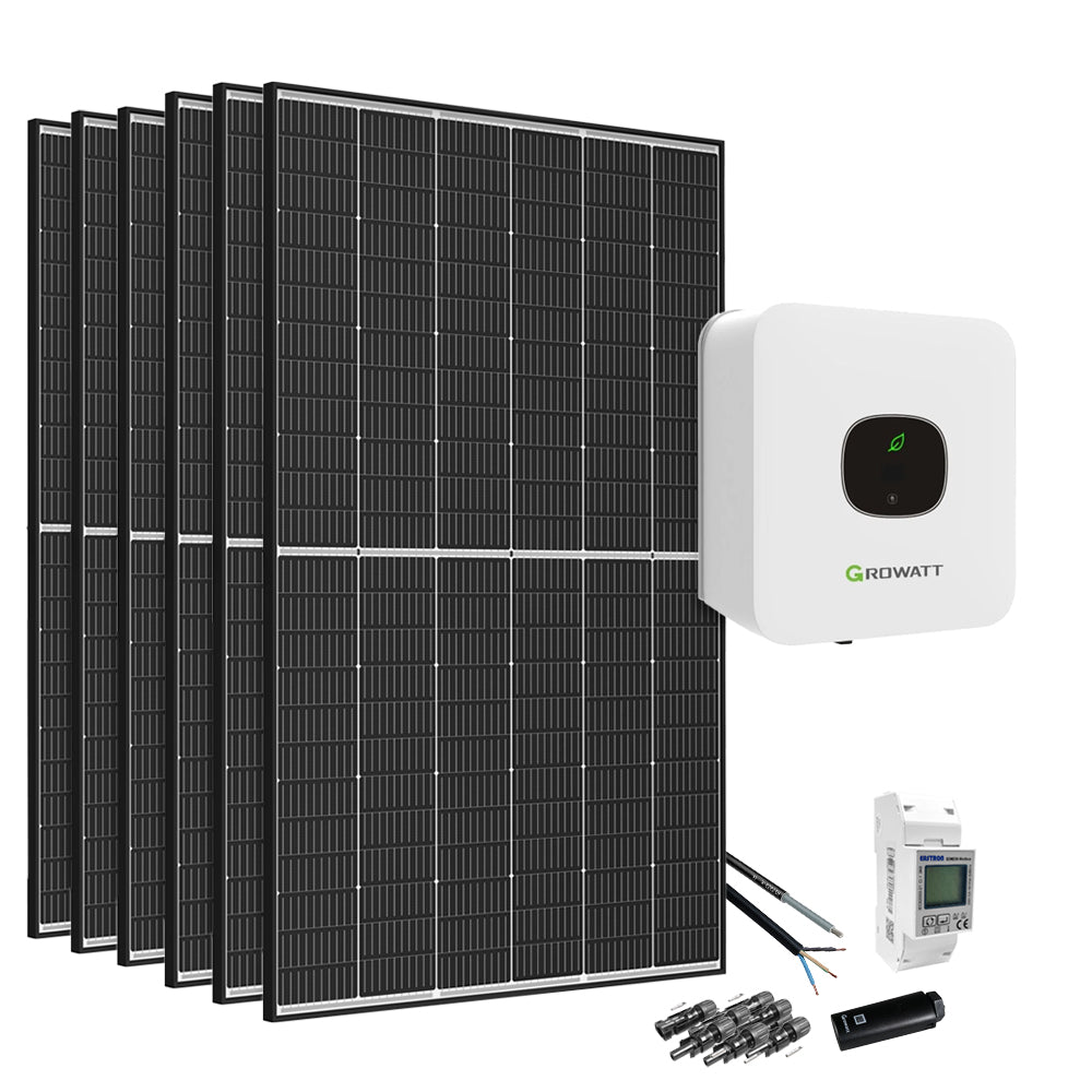 2,67kW Direkteinspeisung Solaranlage Trina Solar Solarmodul - Growatt MIC-2000 TL-X Wifi