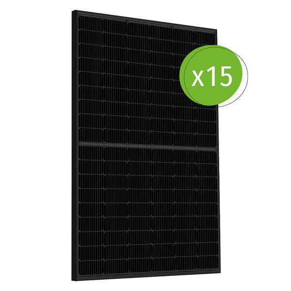 KStar 10,2kWh ESS Hybrid-System 6,45kWp Luxen Bifazial Full Black 3-phasig