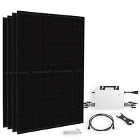 Offgridtec® Solar-Direct 1800W HMS-2000-4T Solaranlage Full Black Hausnetz-Einspeisung - 5m Anschlusskabel - DTU-Lite-S